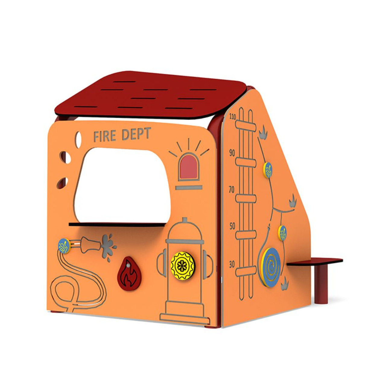 WiseTot House Playset - Fire House