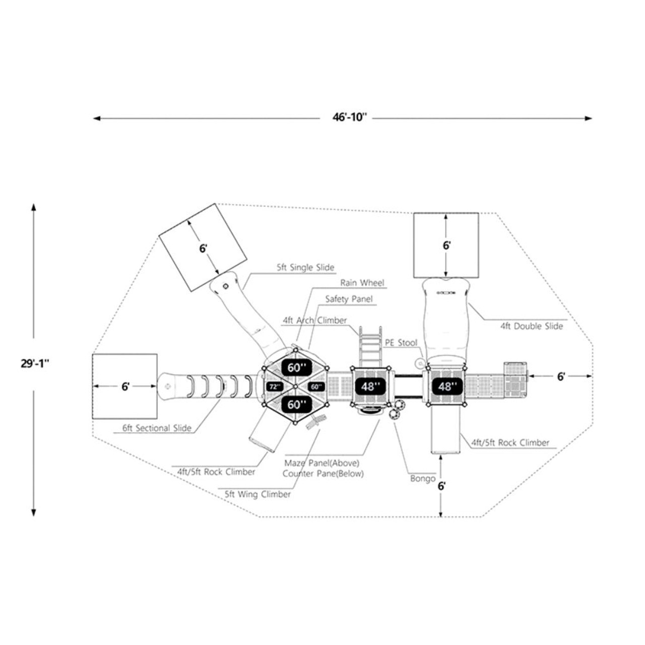 Harpers Place Playset - overview