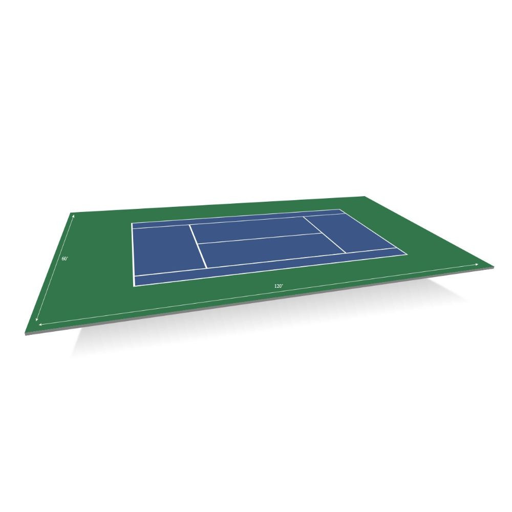 Tennis Flooring Kit - TopCourt Tiles - 120' x 60' Full Court