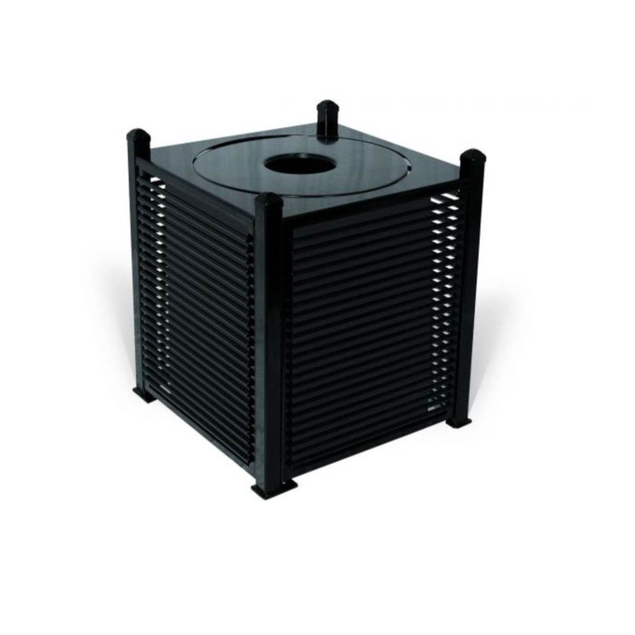 Square 32 gallon trash can