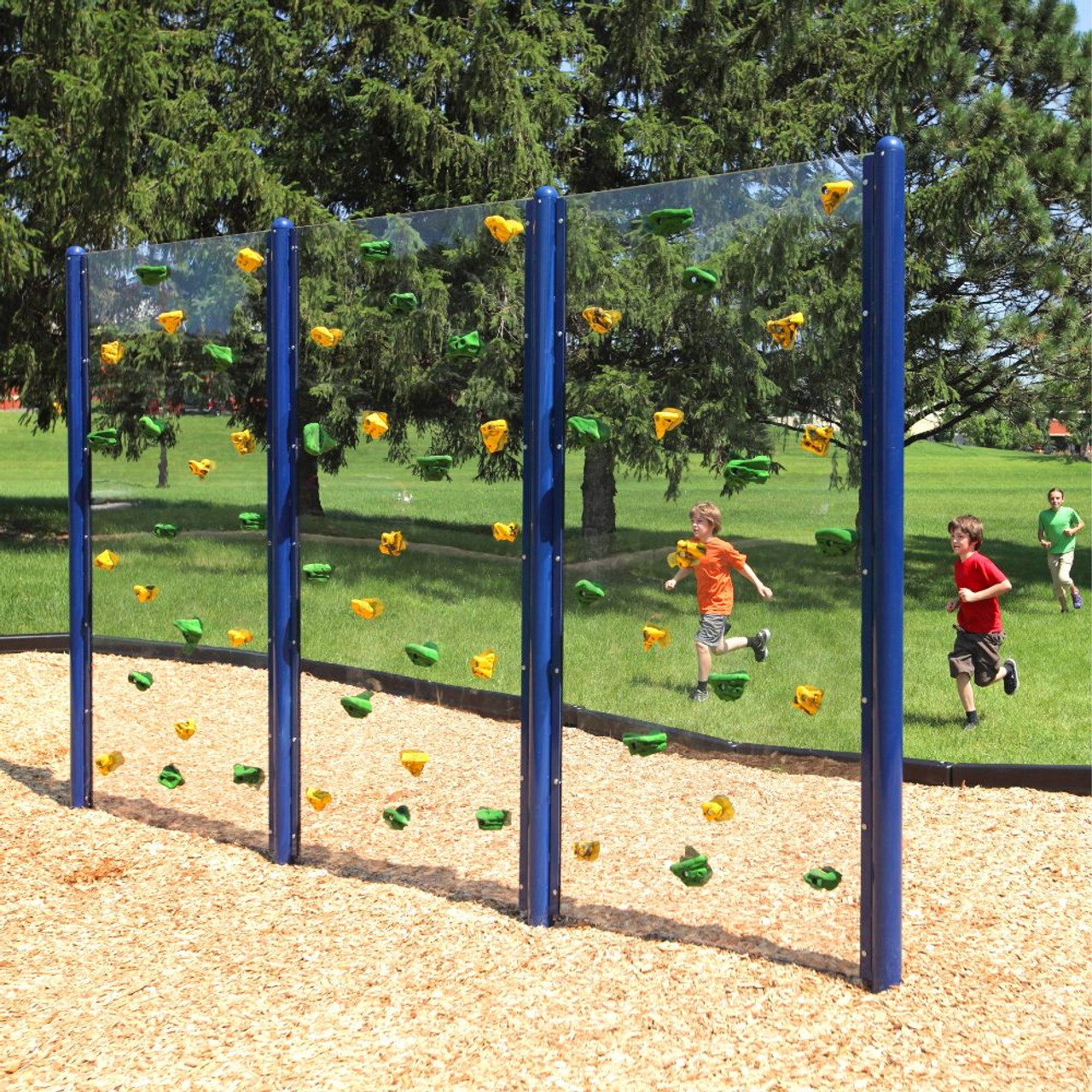 Outdoor Playground Wall Rock Climbing - clear wall