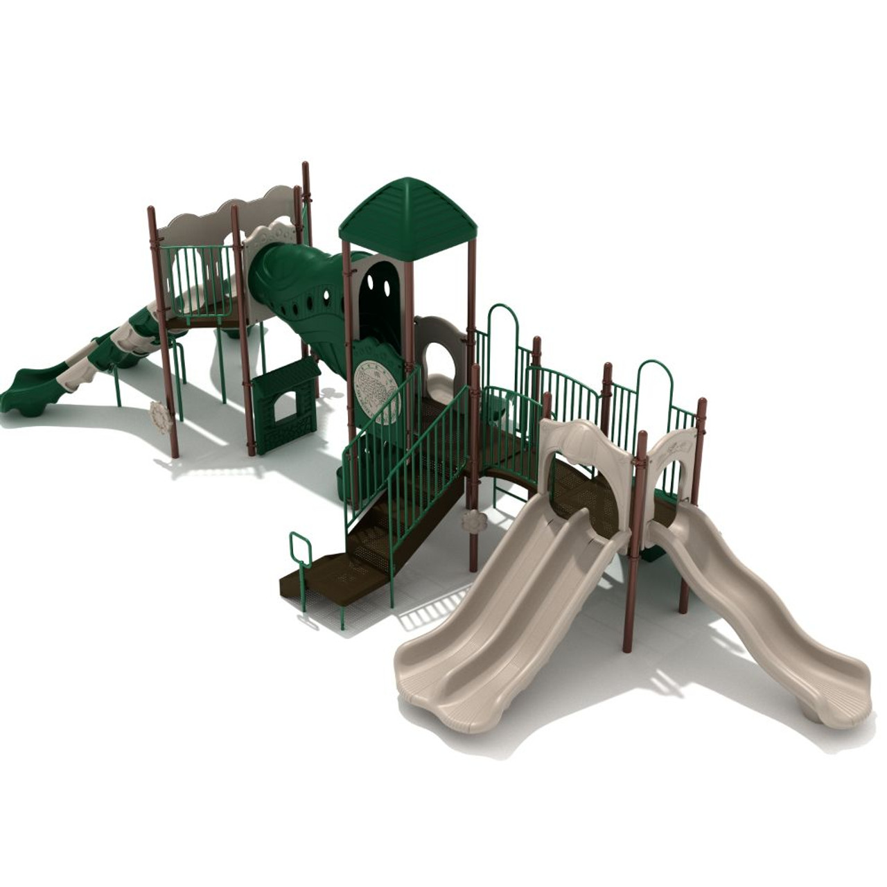 Cactus Corner Playset - neutral - double slide side