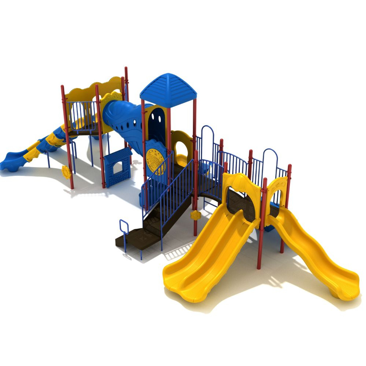 Cactus Corner Playset - primary - double and wave slide side