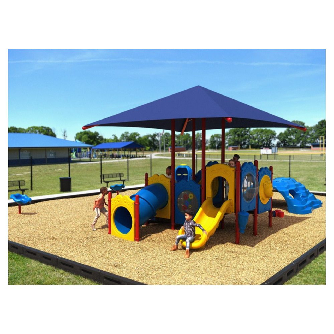 Monument Views Playset with shade - in use example - primary