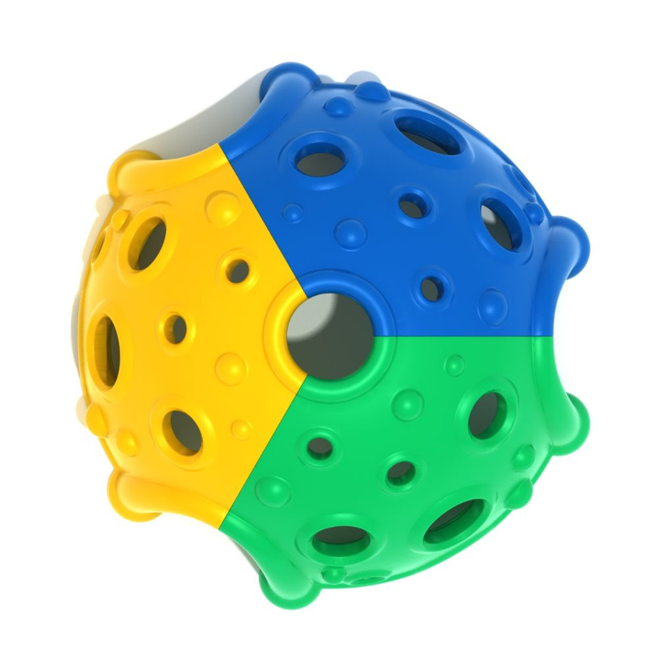Logan's Dome Playground Climber - Top view with Yellow panel