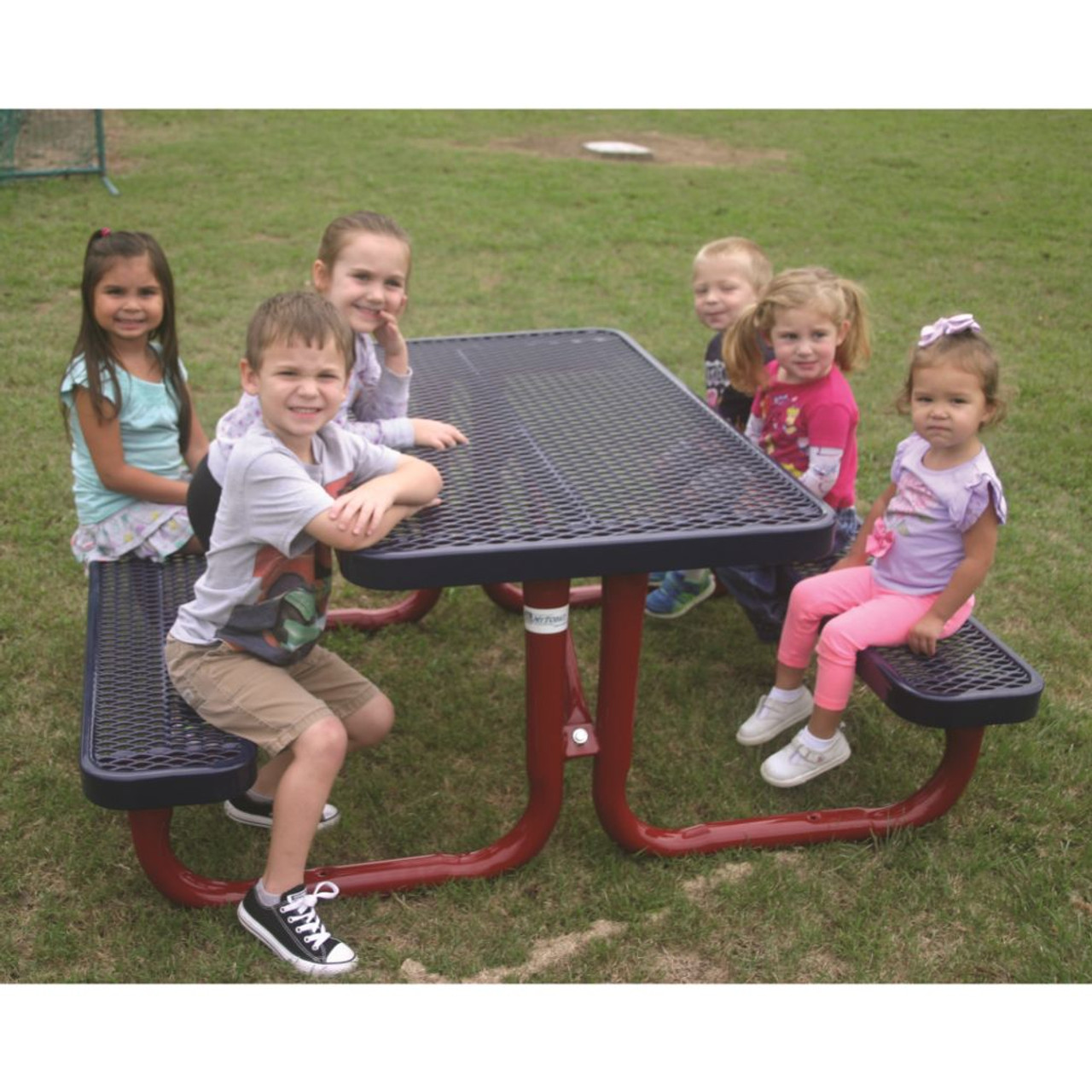 Outdoor Metal Kids Table - example color base request