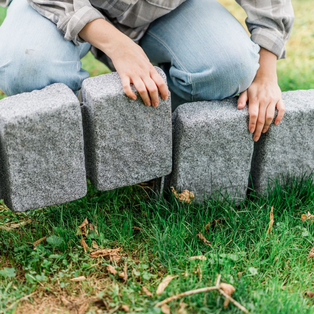 4 FT Section Block XL Landscape Edging - Discount Playground Supply