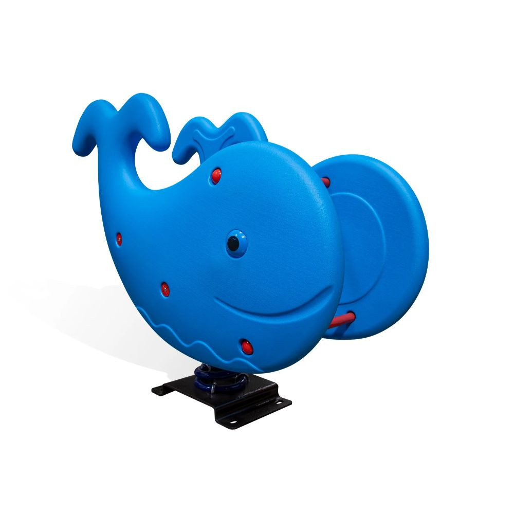 Blue Whale Spring Rider - Discount Playground Supply
