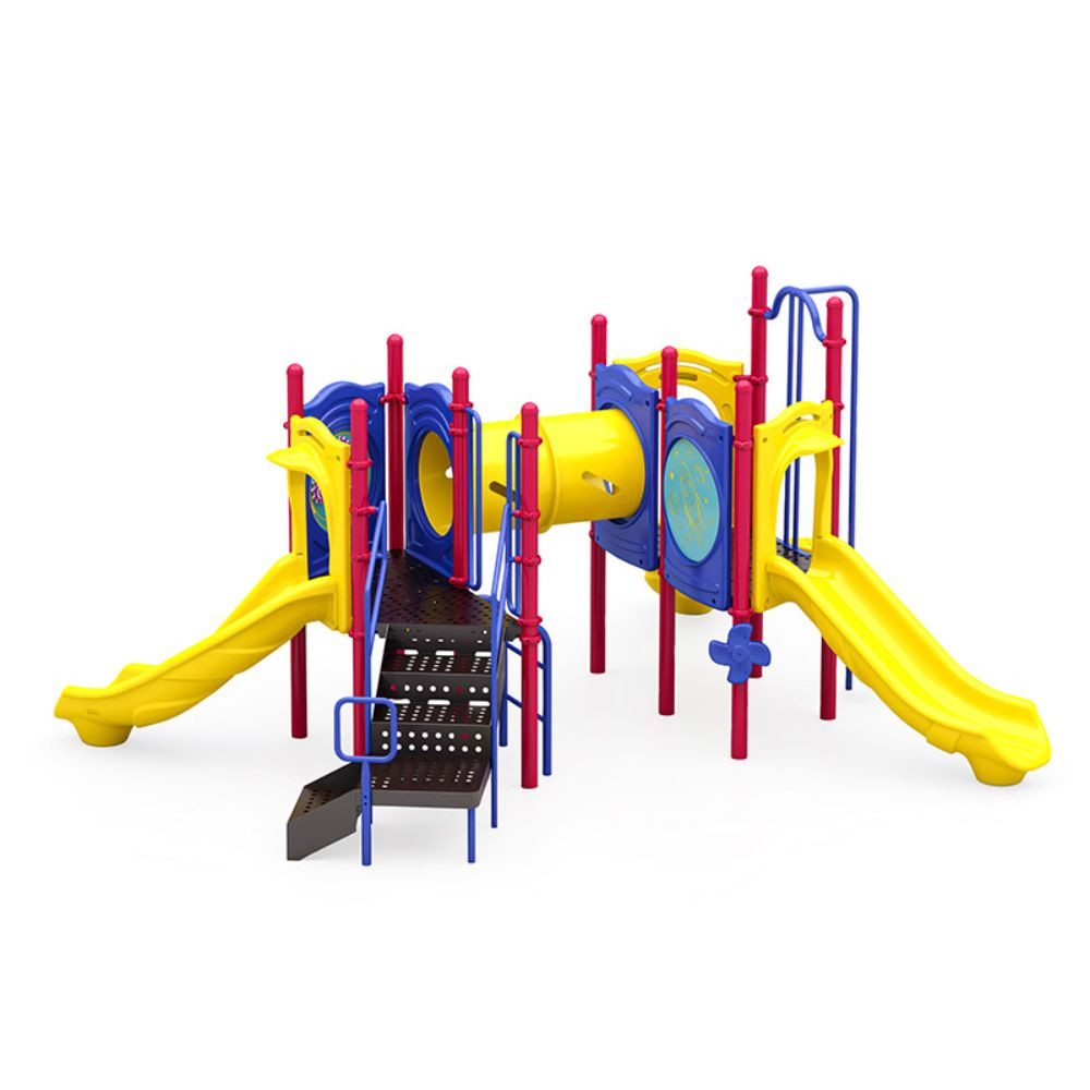 Outdoor Playground Sunbeam Summit Playset - Primary - Transfer Station Side