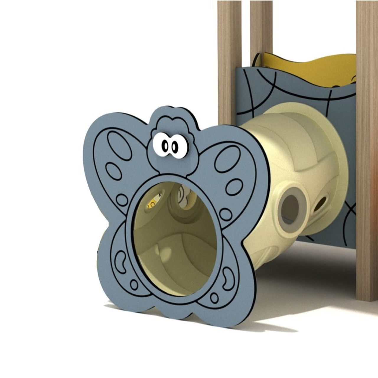 Butterfly Crawl Tunnel Entrance Detail Example