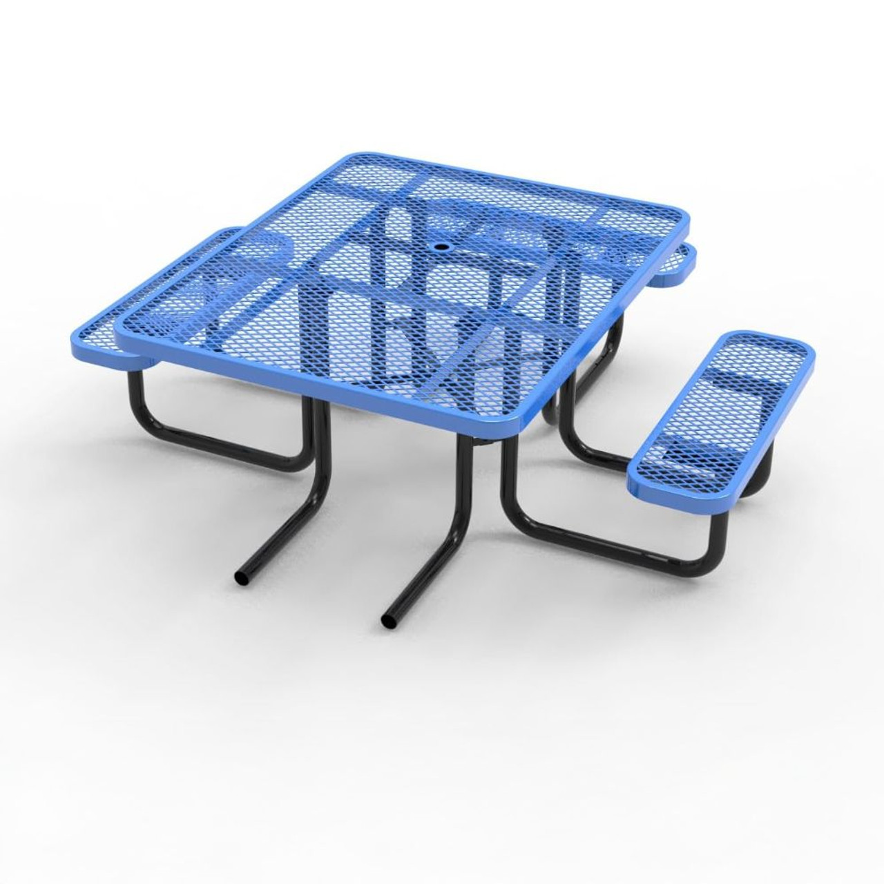 Portable ADA Square Picnic Table - Blue