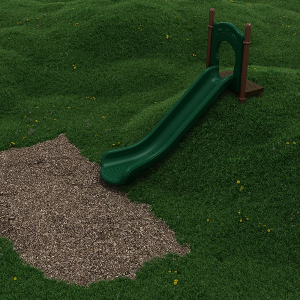 5-Foot Single Straight Embankment Slide