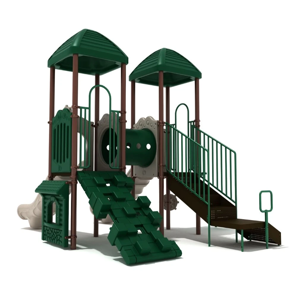 Sugar Land Playset with Roof and Pixel Climber - Neutral