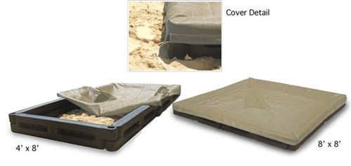12 x 12 sandbox with fitted cover 12 x 12 sandbox with fitted cover