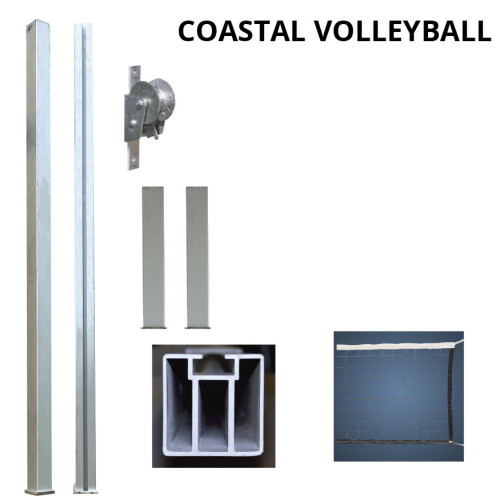 Coastal Competition Volleyball System - Parts and Internal Lateral Support
