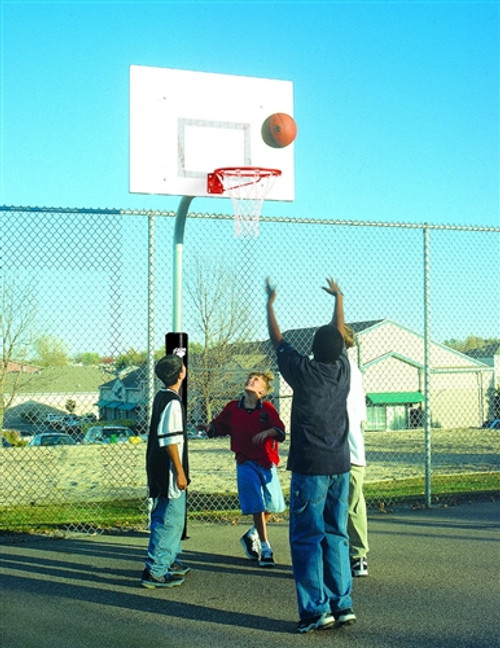 3 1/2" Tough Duty Rectangle Steel Basketball System 3 1/2" Tough Duty Rectangle Steel Basketball System