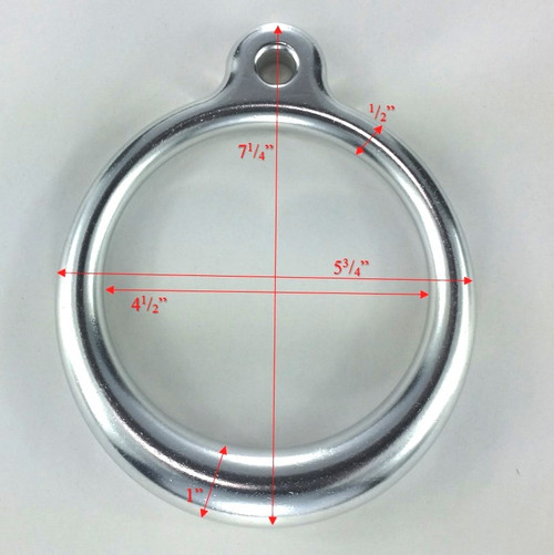 Trapeze Ring Aluminum 6" OD Dims