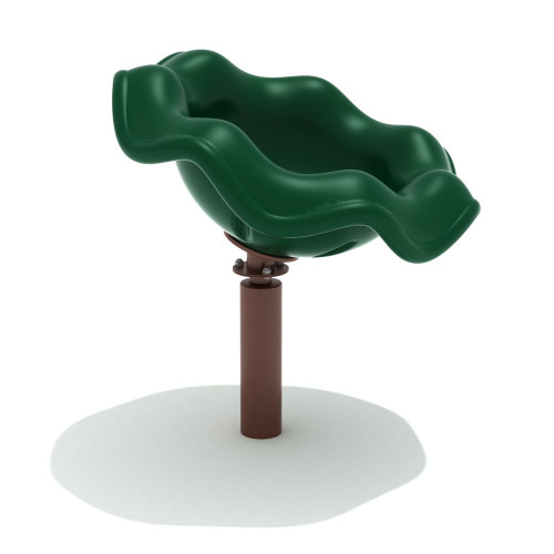 Sit-N-Spin - Green Seat - Brown base