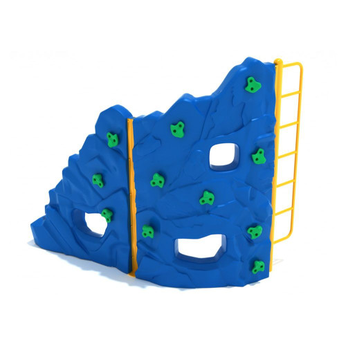 Craggy Island Playground Climber - backside in blue