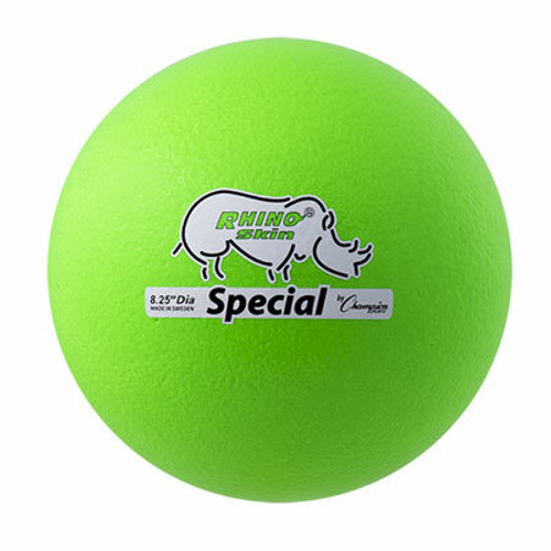 8.5inch Rhino Skin Medium Bounce Dodgeball - Neon Green