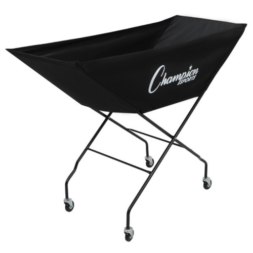 Collapsible Volleyball Cart - side