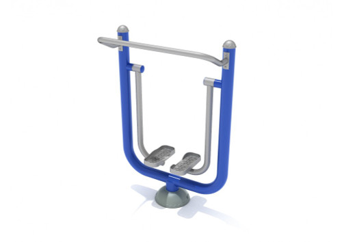 Single Station Sky Walker - Blue and Silver  - gray plastic foot cap not included Single Station Sky Walker - Blue and Silver  - gray plastic foot cap not included