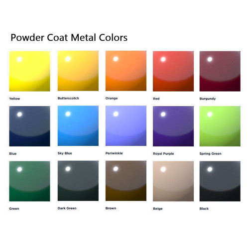 Powder Coat Playset Coil Pole Climber - Colors