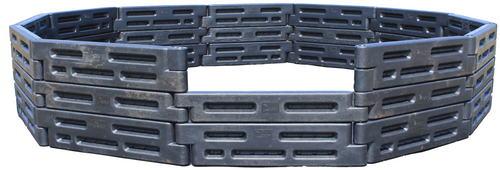 20' High Wall Gaga Pit Ball Game - Permanent Inground Mounting