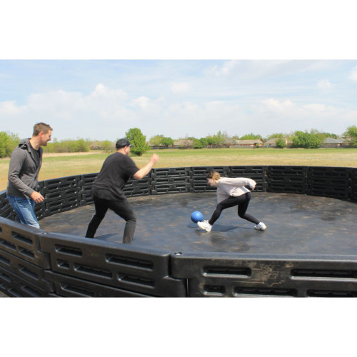 High Wall Gaga Pit Ball Game - in use