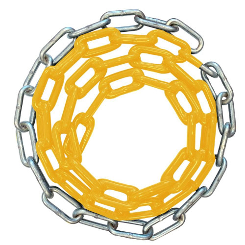 Plastisol Coated Swing Chain - Yellow
