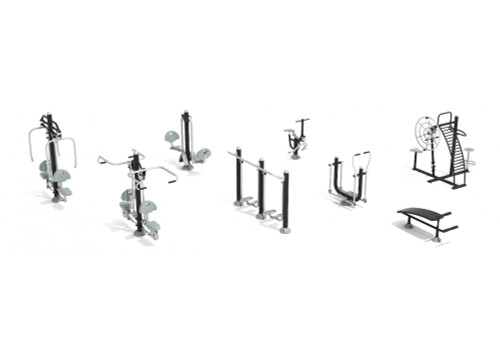 No Shortcuts - 8 piece fitness course