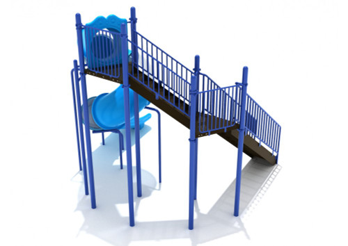 8 Foot Sectional Spiral Slide - A Tall Slide With a 360° Degree Twist