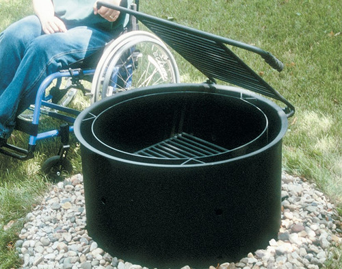 Wheelchair Accessible Double-Walled Fire Ring Wheelchair Accessible Double-Walled Fire Ring