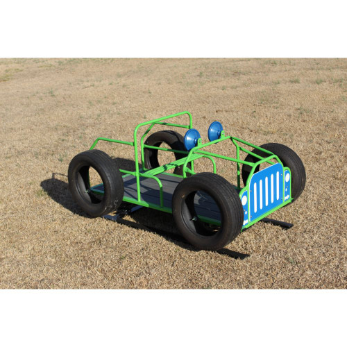 Jeep Spring Rider Vehicle - lime green
