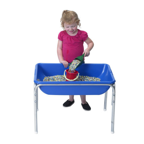 Small Sensory Table and Lid Set - use - contents not included