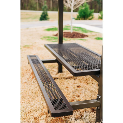 Shaded Picnic Table - detail