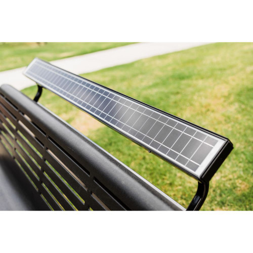 Solar Charging Bench - top