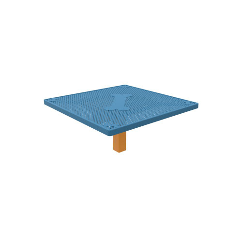 Square Dog Grooming Table - Light Blue Square Dog Grooming Table - Light Blue