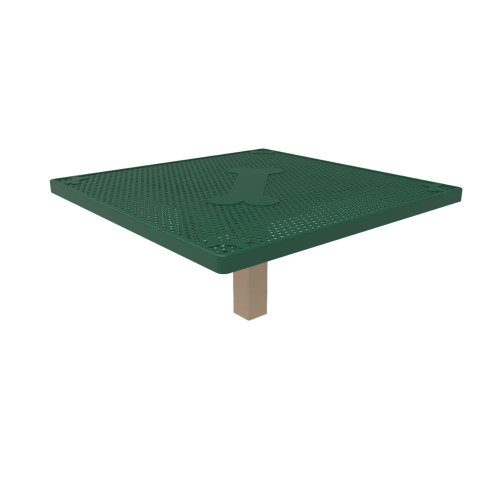 Dog Park Platform Dog Table - Green