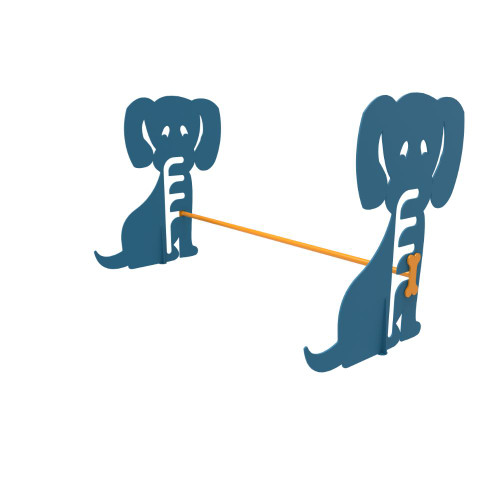 Dog Hurdle - Light Blue Dog Hurdle - Light Blue