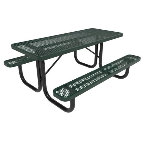 Kids Rectangular Expanded Metal Picnic Table Kids Rectangular Expanded Metal Picnic Table