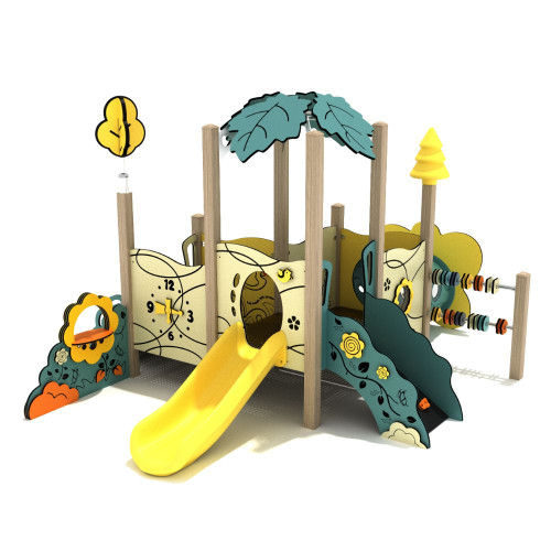 Yoshino Cherry Playset Outdoor Playground Toddler Play House with Slide
