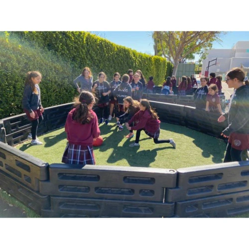 Playground 15ft Gaga Pit Ball Game - in use