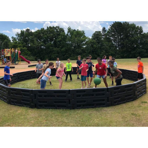 Gaga Pit Ball Game - in use Gaga Pit Ball Game - in use