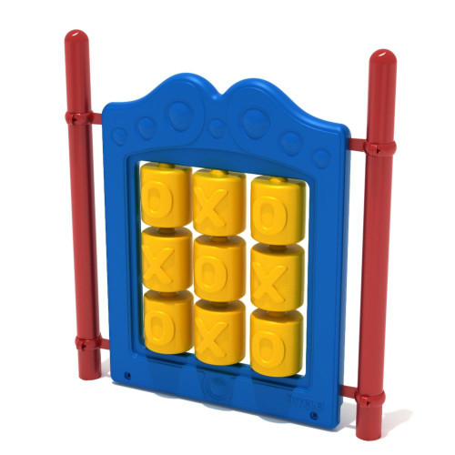 Activity Panel Tic Tac Toe Playground Game - Primary with Blue and Red Activity Panel Tic Tac Toe Playground Game - Primary with Blue and Red