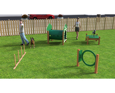 Recycled Intermediate Dog Course - 6 piece