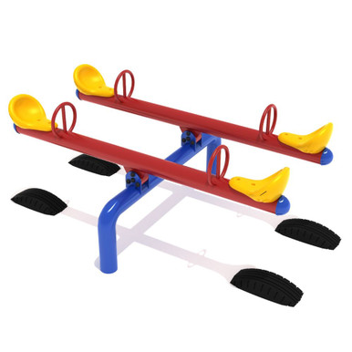 Classic Playground Seesaw - 4 Seats - 4 Tires - Discount