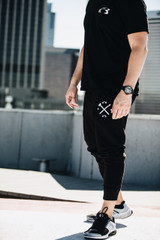 Innovational Jogger Sweat Pants - Black