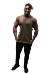 Rivalry Clothing Mens Legacy Stringer Military Green