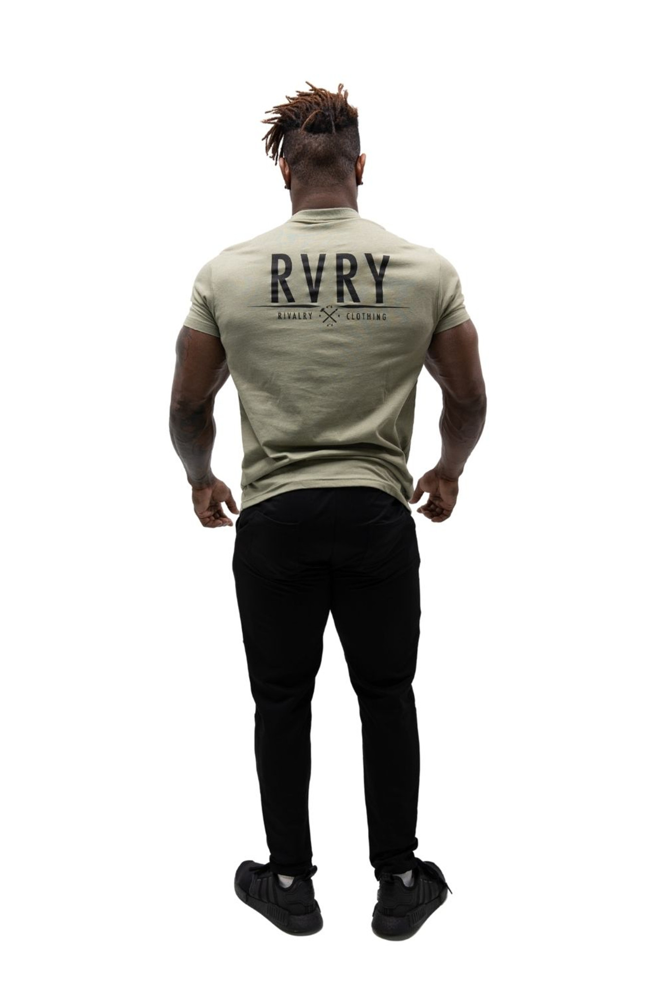 Rivalry Clothing Mens Tee Aviation Olive Green